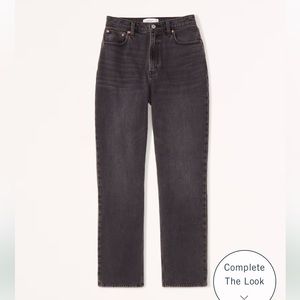 Abercrombie Ultra High Rise 90s Straight Jean